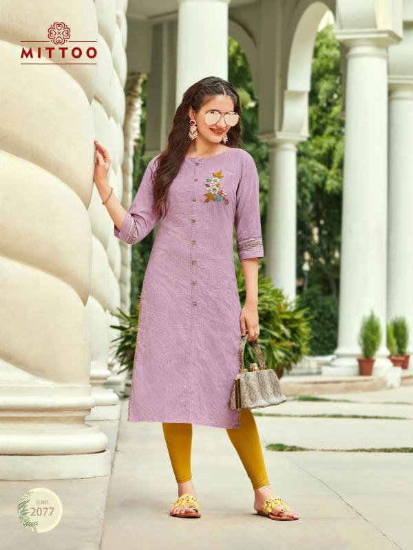 Mittoo Priyal 10 Cotton Weaving Exclusive  Designer Kurti Collection